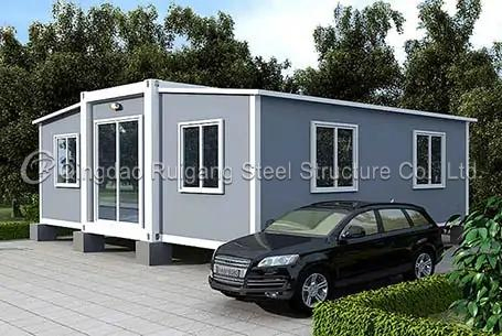 Modern Tiny Hotel Villa Portable Modular Insulated 2 Bedroom Luxury Prefab Expandable Container House