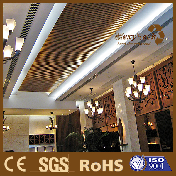 Suspended Composite Wood PVC Ceiling
