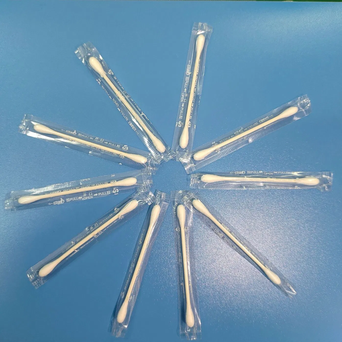 New Innovation Disposable Make-up Skimming Individually Wrapped Cotton Swab