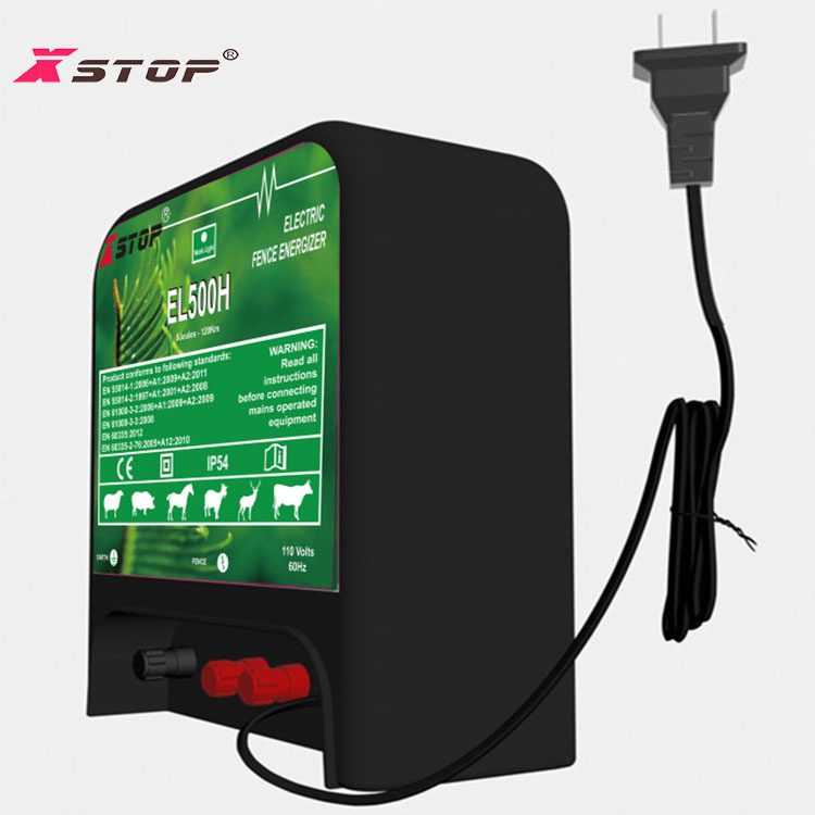 Xstop 5j 110V AC Adjustable Voltage Electric Electronic Fence Energizer EL500h