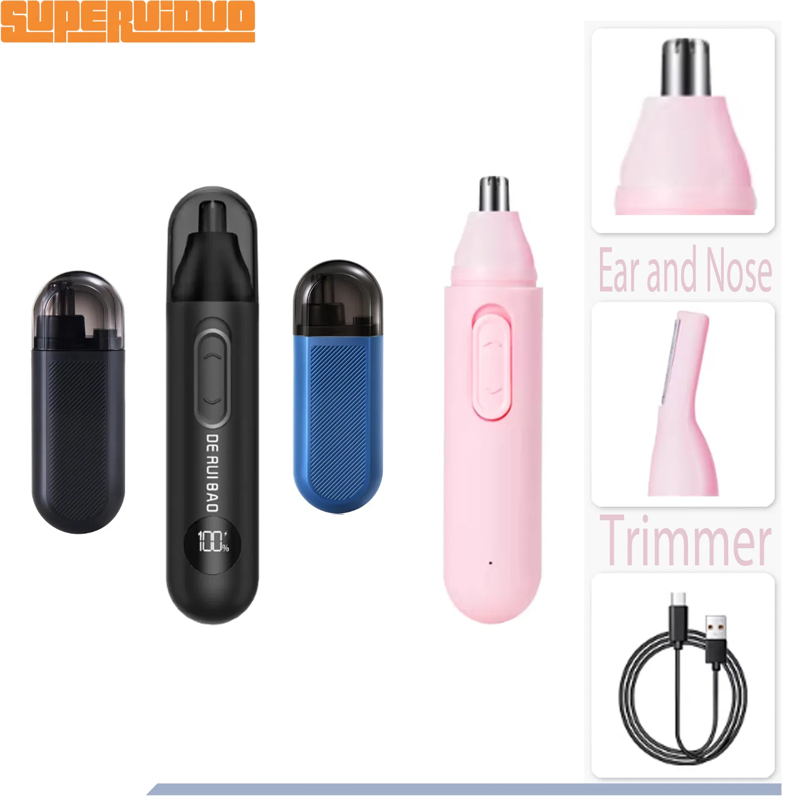 High-Efficiency Digital Shaver Set Ear and Nose Trimmer