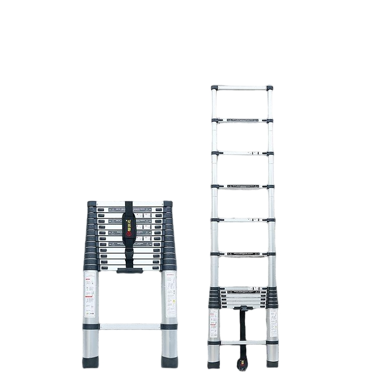 Best Selling Premium Space Saving Aluminum Telescopic Loft Single Ladder for Household Use with Low Price