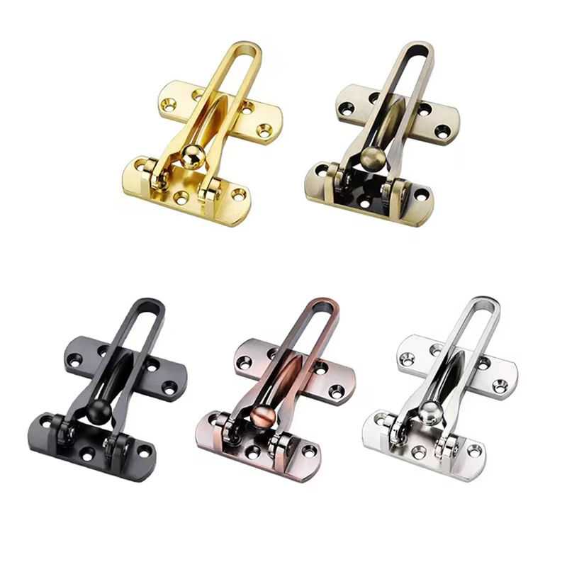 Thickened Multi Color Anti-Theft Door Buckle Safety Chain with Lock for Hotels and Insurance Furniture Bolts Safety Door Lock