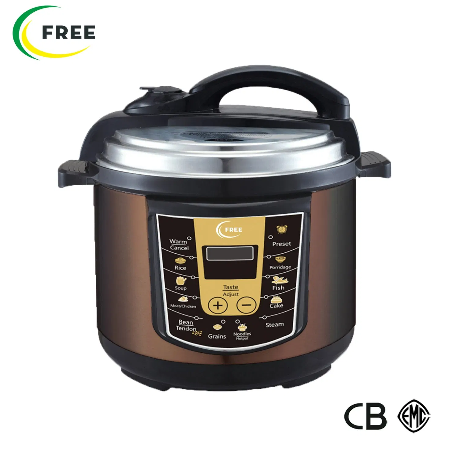 1000W 6L 8L 10L 12L Stainless Steel Multifunction Electric Pressure Cookers