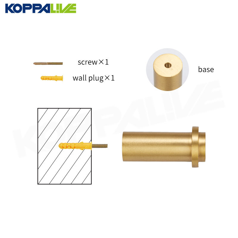 Настенный крючок для ключей и полотенец Koppalive из латуни