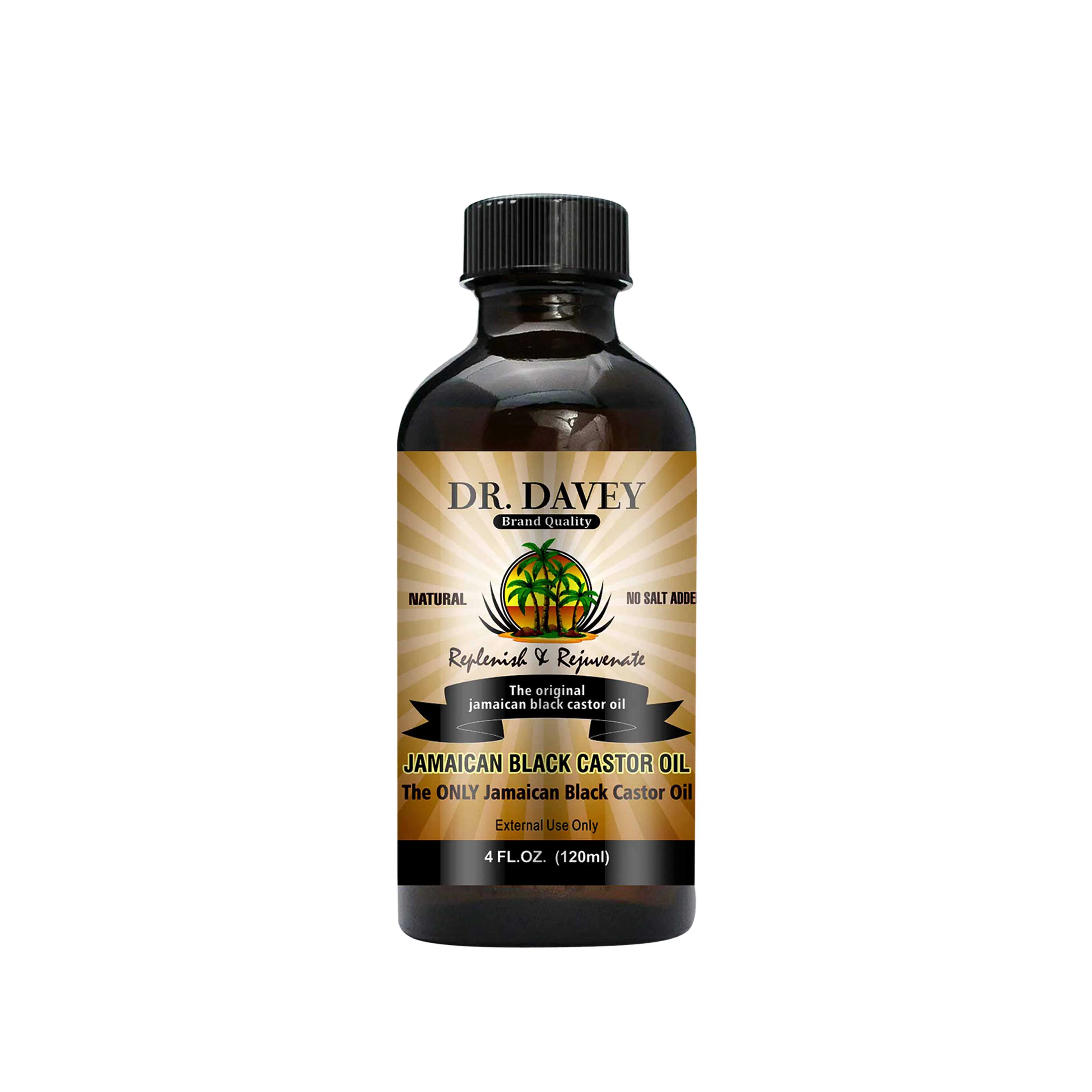 Dr. Davey Black Castor Black Seed Coconut Hair Growth Oil OEM/ODM Private Label Acceptable