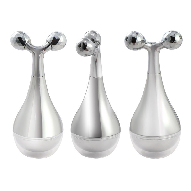Unbreakable Stainless Steel Ice Globe Face Beauty Massage Roller