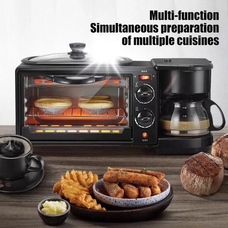 3-in-1 High Quality Automatic Multifunctional Breakfast Coffee Maker Machine