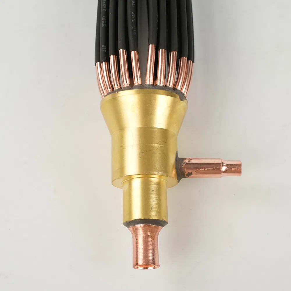 Welding Torch Copper Pipe Joint Back Assemble Copper Pipe 6mm Connector