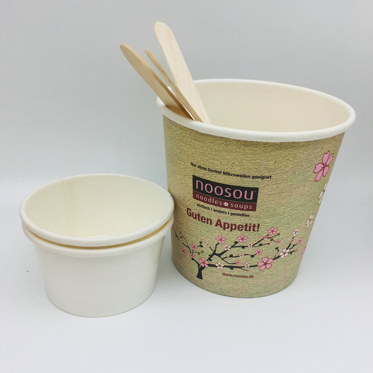 Double PE Ice Cream Packaging Paper Cups