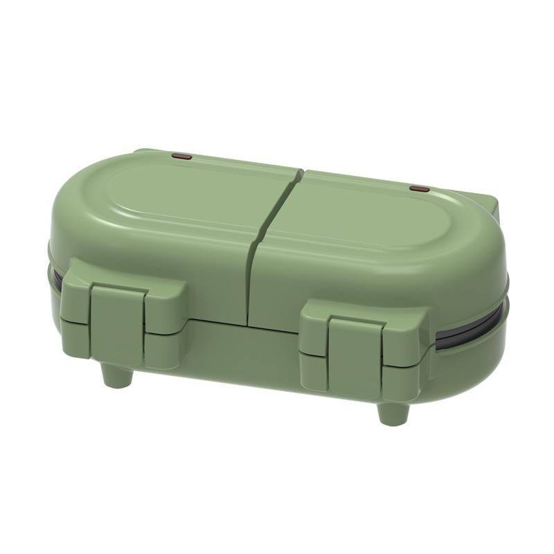 Stainless Steel Snack Maker for Mini Donuts and Dual Waffles