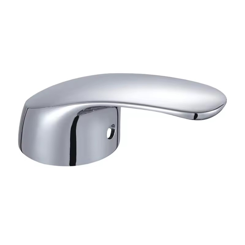 Серебряная ручка для смесителя ванной Modern Zinc