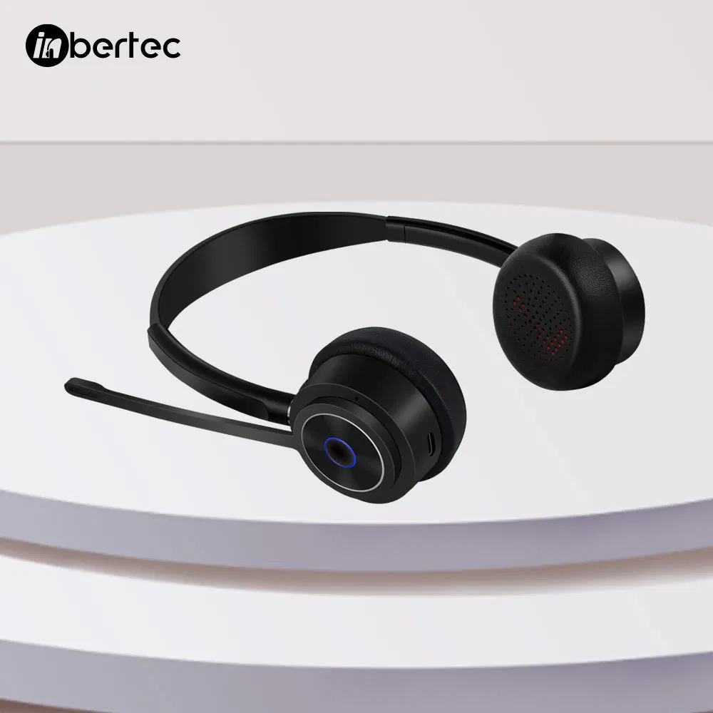 Noise-Canceling Headset Advanced Call Center Bluetooth Headset with Microphone