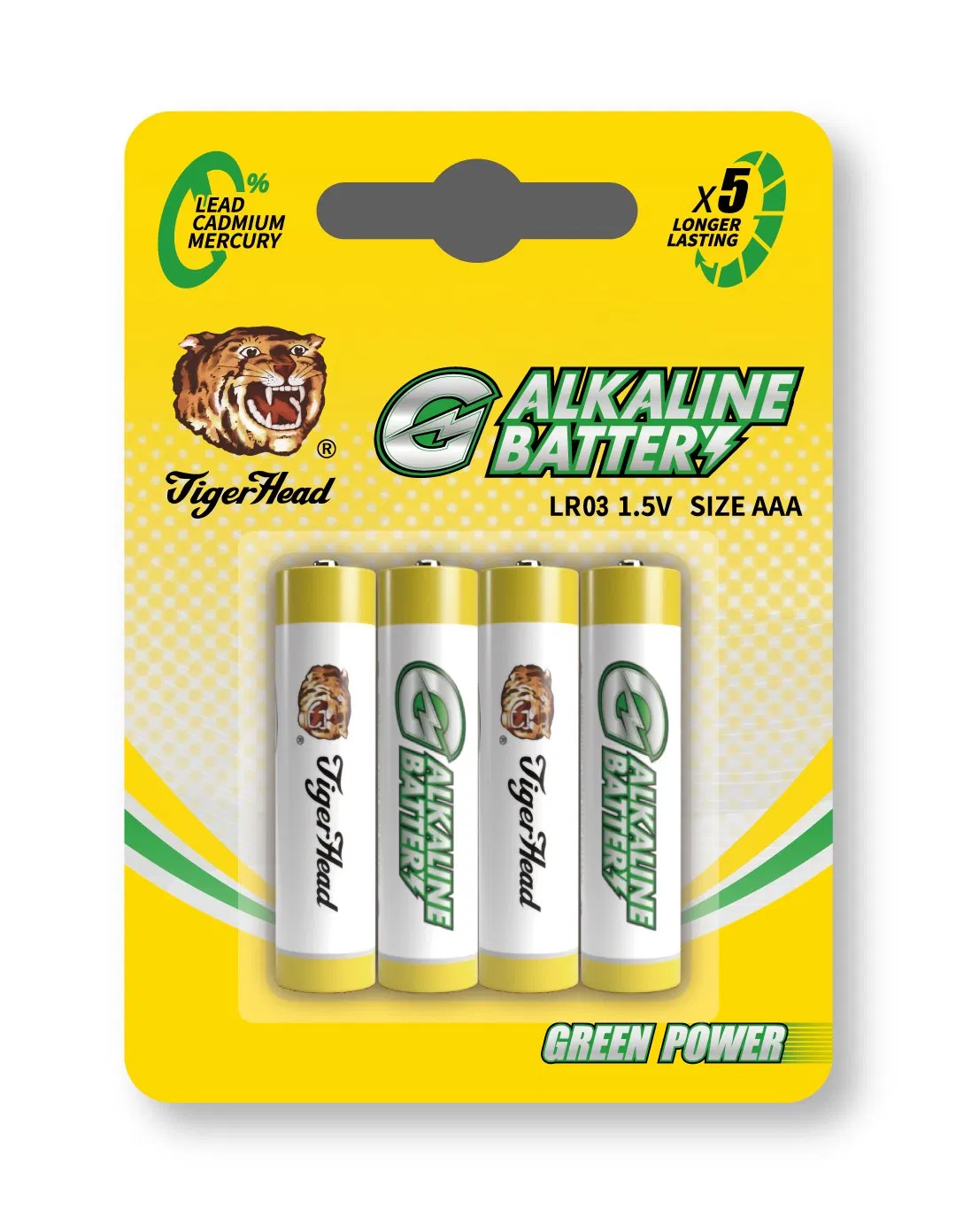 Батарейки AA Tiger Head LR6, щелочные
