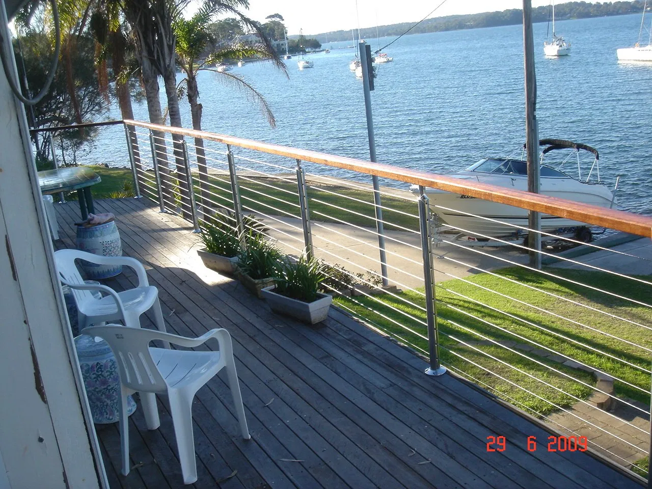 China Supplier Balcony Balustrade with Stainless Steel Cable Railing