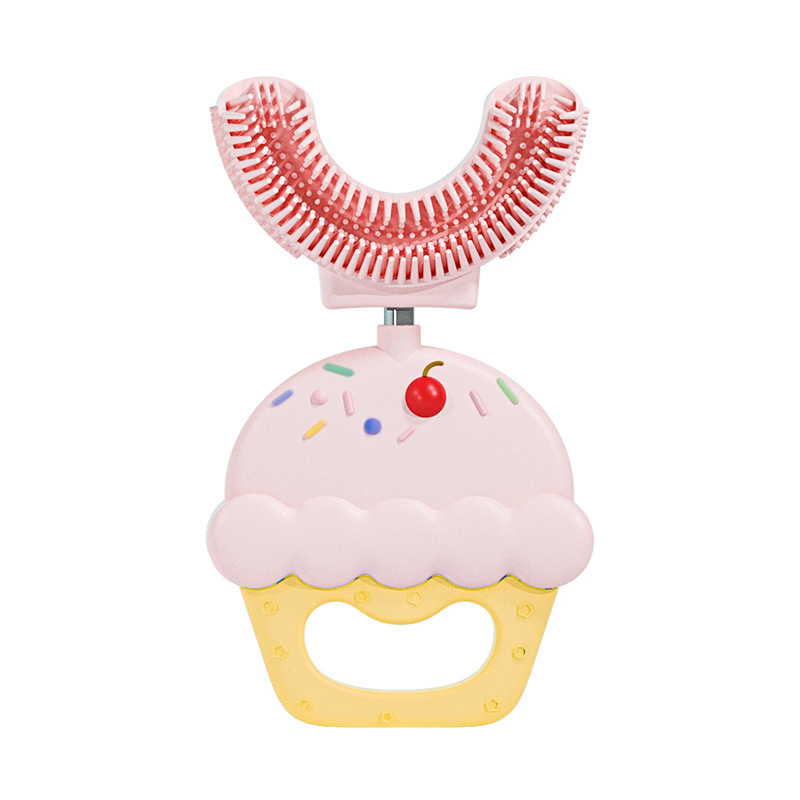Custom Baby Children Use Soft Silicone U Shape Tooth Brush
