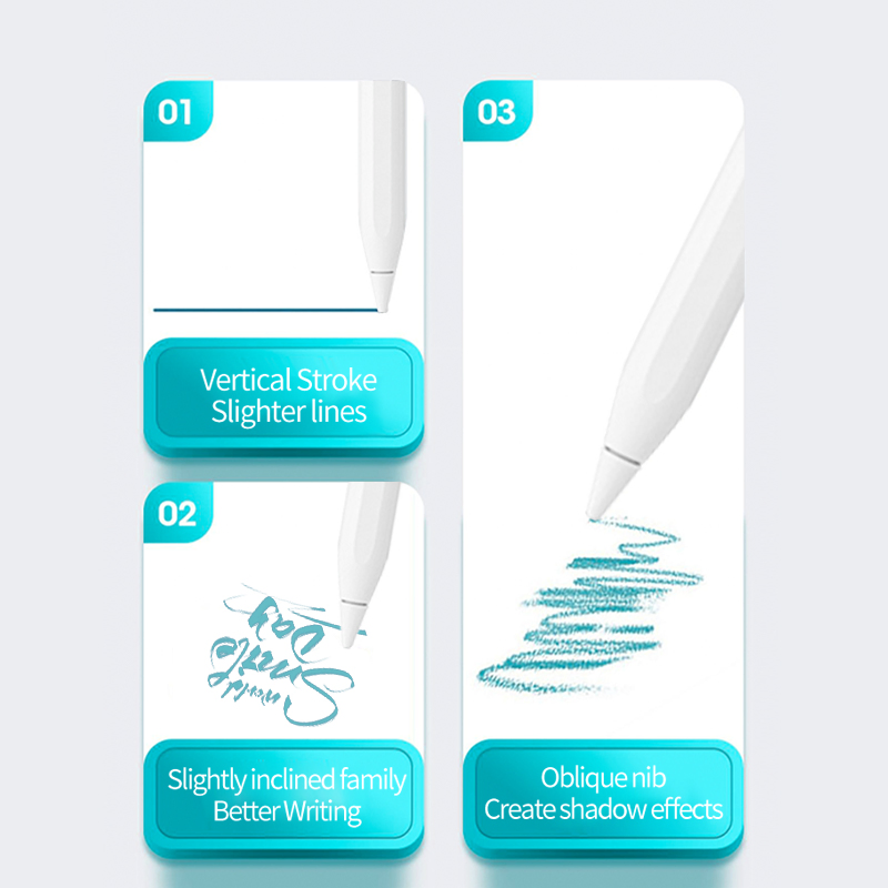 Stylus Pen for Fast Charge Active Pencil Compatible with 2018-2023 Apple iPad PRO11&12.9 Inch, iPad Air 4, iPad Mini 6 White