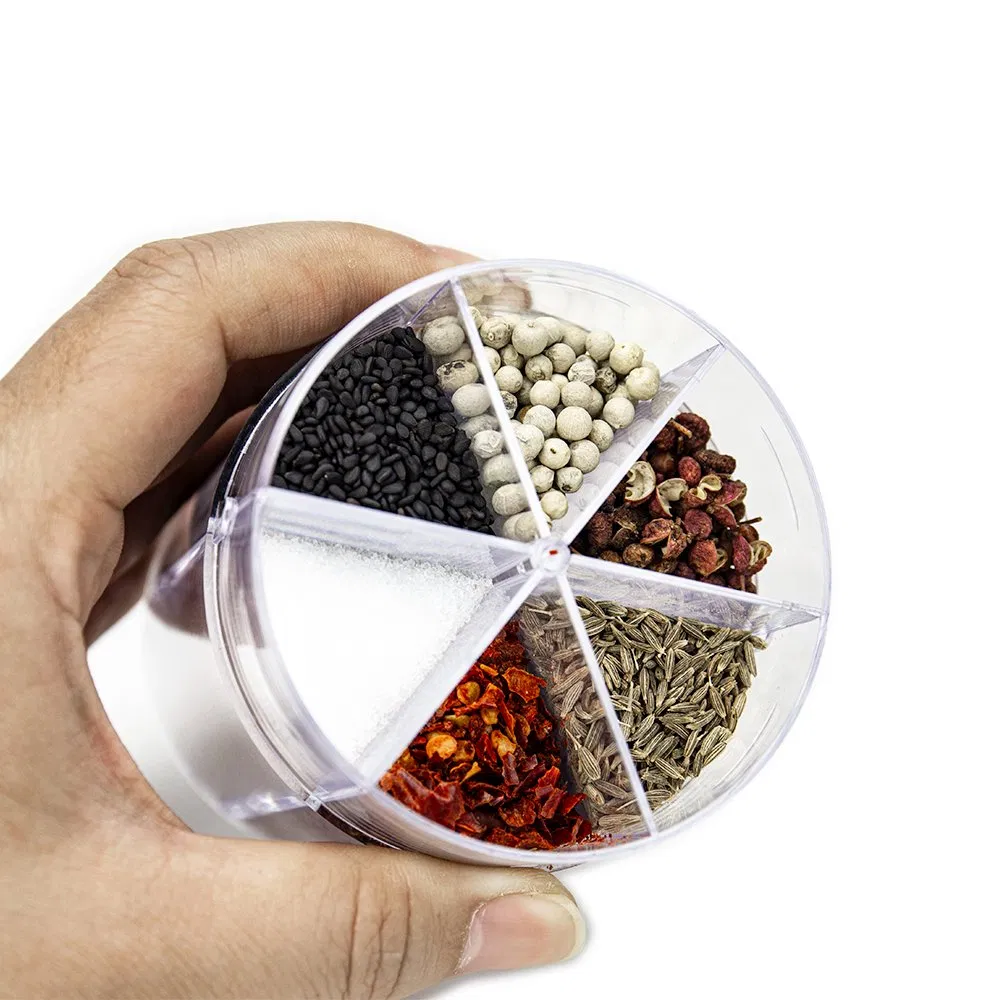 Набор пластиковых контейнеров для специй 6 в 1