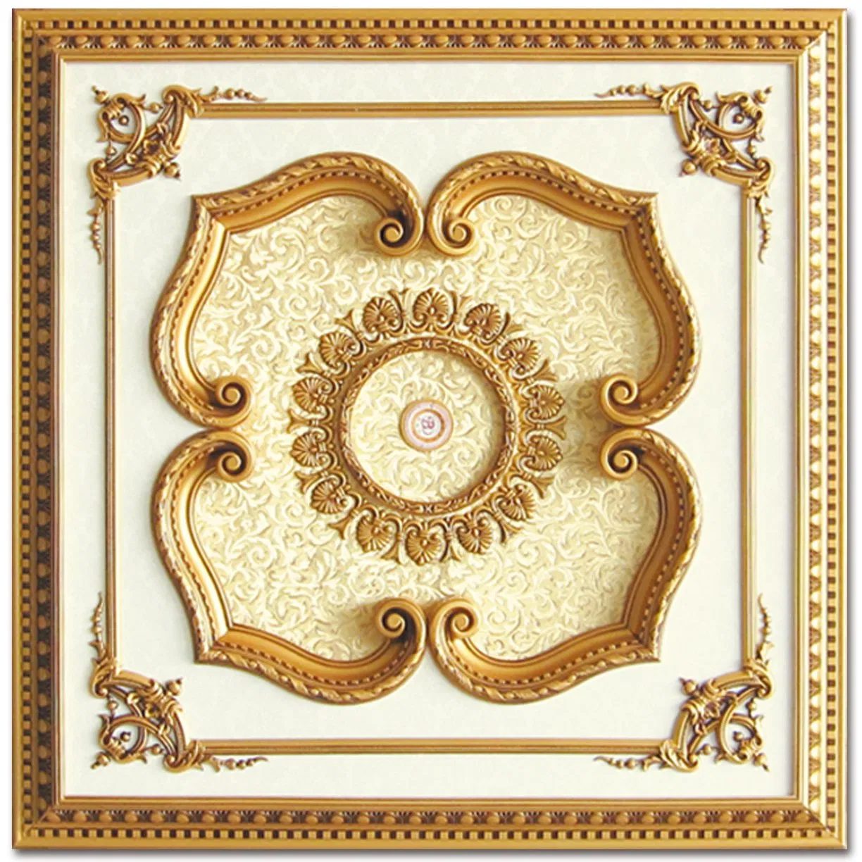 Banruo Decorative Luxurious Polystyrene Ceiling Medallions for Ceiling Decor