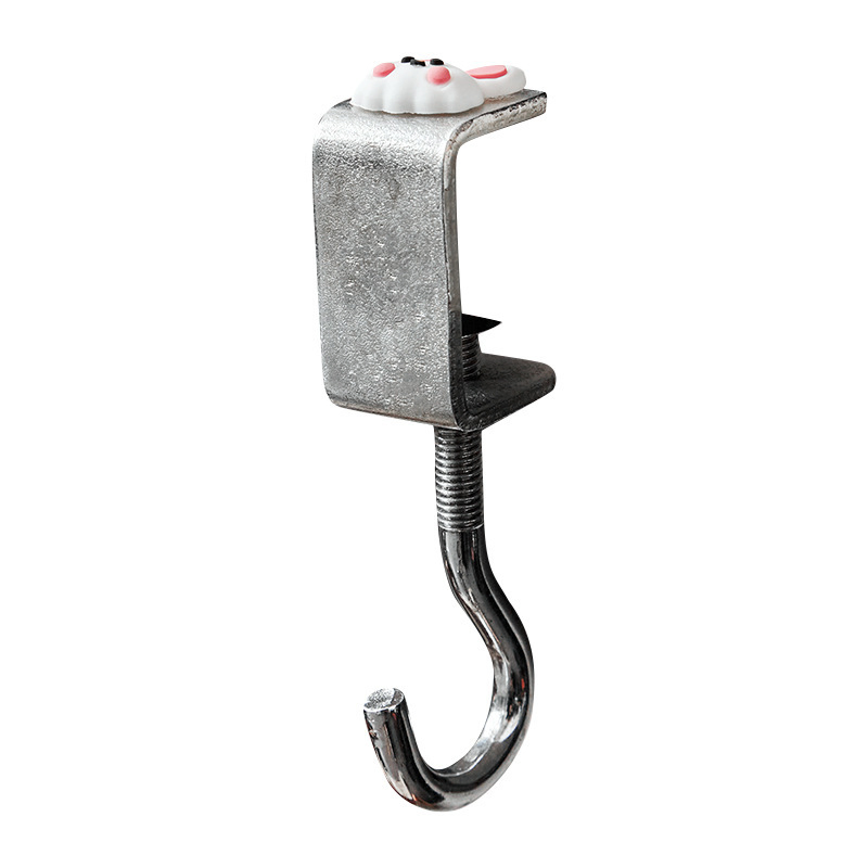 Metal Desk Bag Hooks Foldable Mobile Bag Hanger Functional Hanging