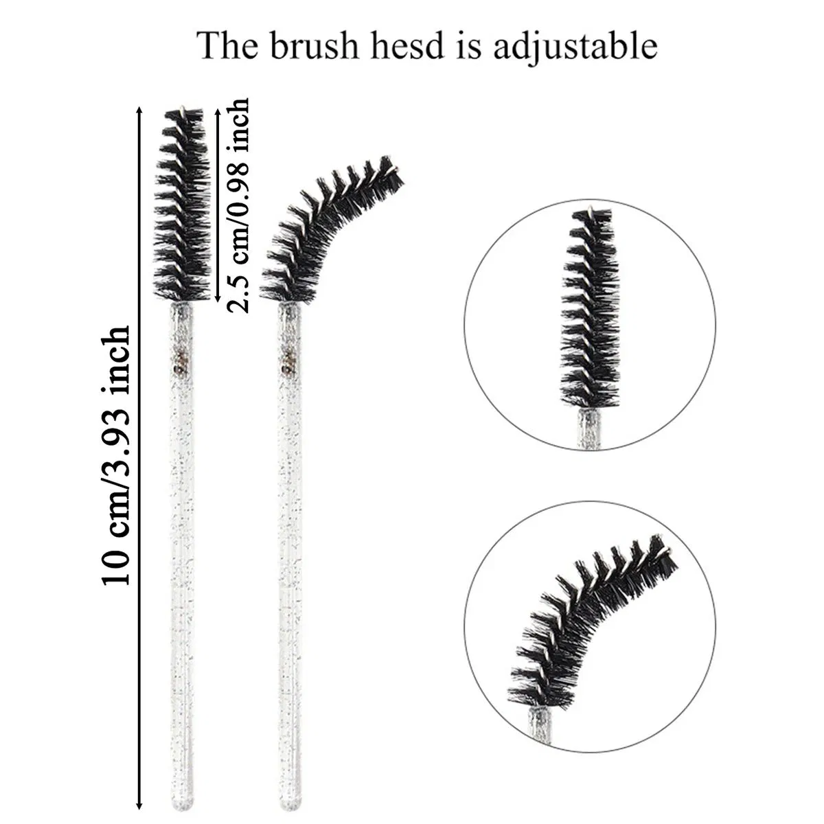 Mt Lashes China Wholesale Mascara Wands Makeup Brushes Applicators Kits for Eyelash Extensions and Eyebrow Brush