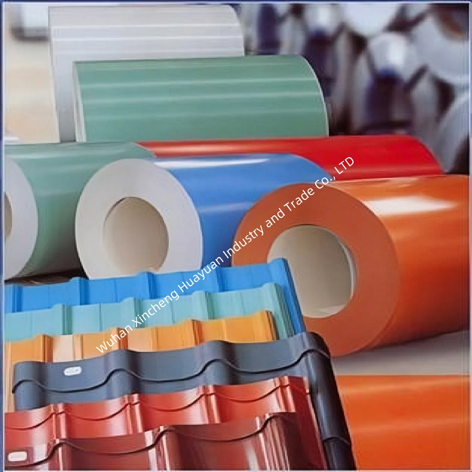 0.12-2.0mm Scratch-Guard Prepainted Steel Coil Roofing for Industrial Sheds