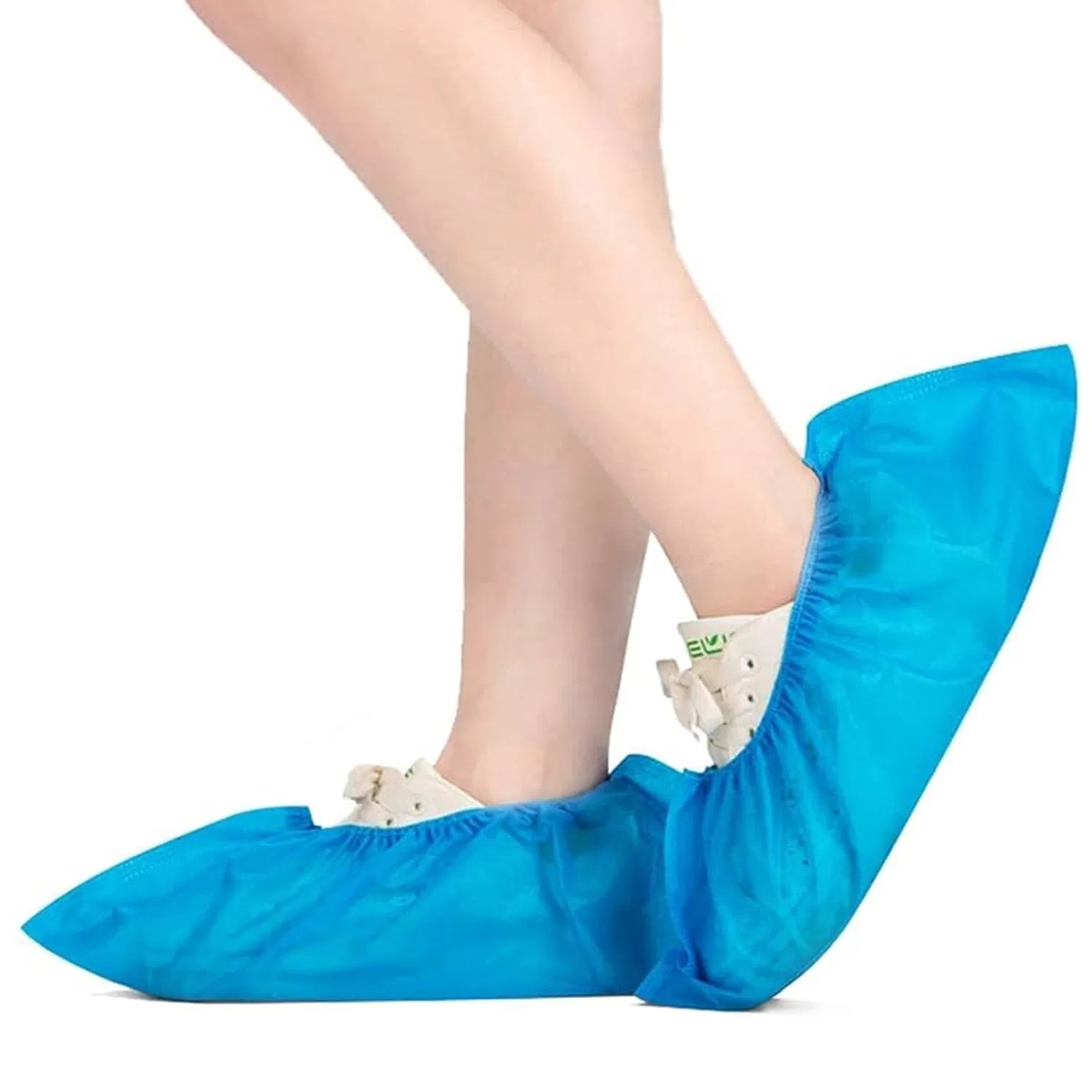 Disposable Non Woven Shoe Cover / Silicone Plastic Tarpaulin Waterproof Shoe Cover