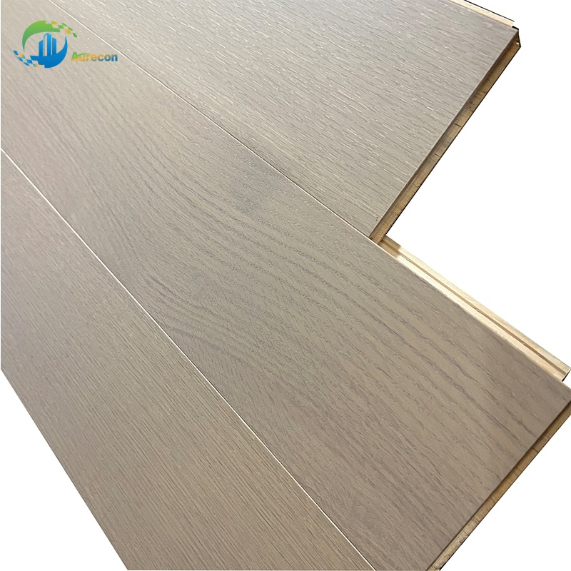 Engineered Solid Wood Flooring Multi-Layer Flooring: E0 Grade, UV-Coated for Home & Office