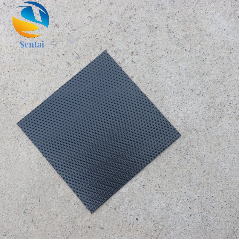 HDPE Geomembrane 1mm2mm 3mm Black Landfill Leaching Pond Tailings Pond Slope Protection Anti Slip Double Rough Surface Anti-Seepage Membrane Pond Liner