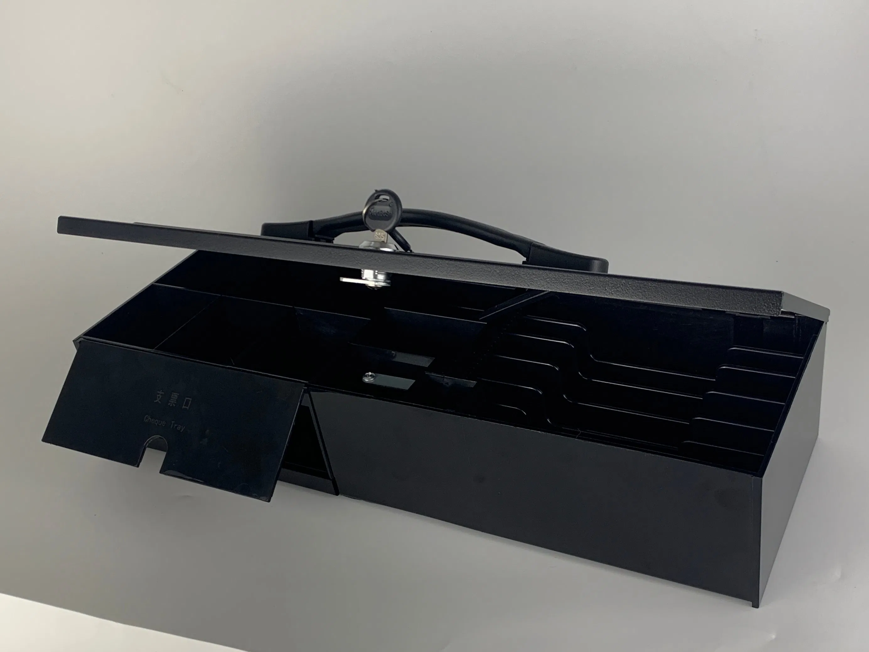 Edobbo F450 Mini Cash Drawer with 5bill 8 Cash 3-Posittion Lock Key Strongbox