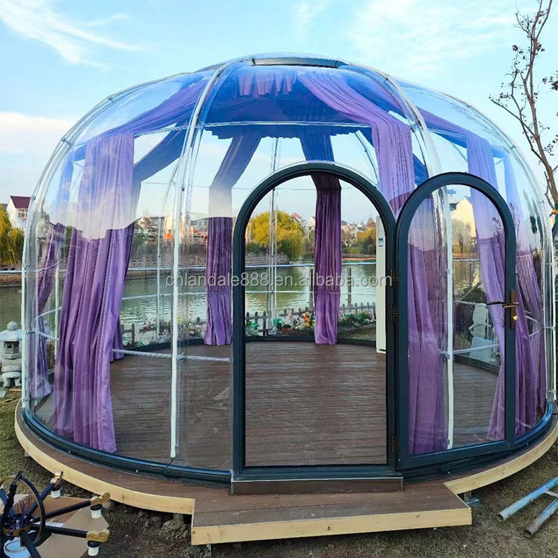 New Luxury Dome House Transparent Tent House Hotel Bubble Dome Polycarbonate Housings Tent Restaurant