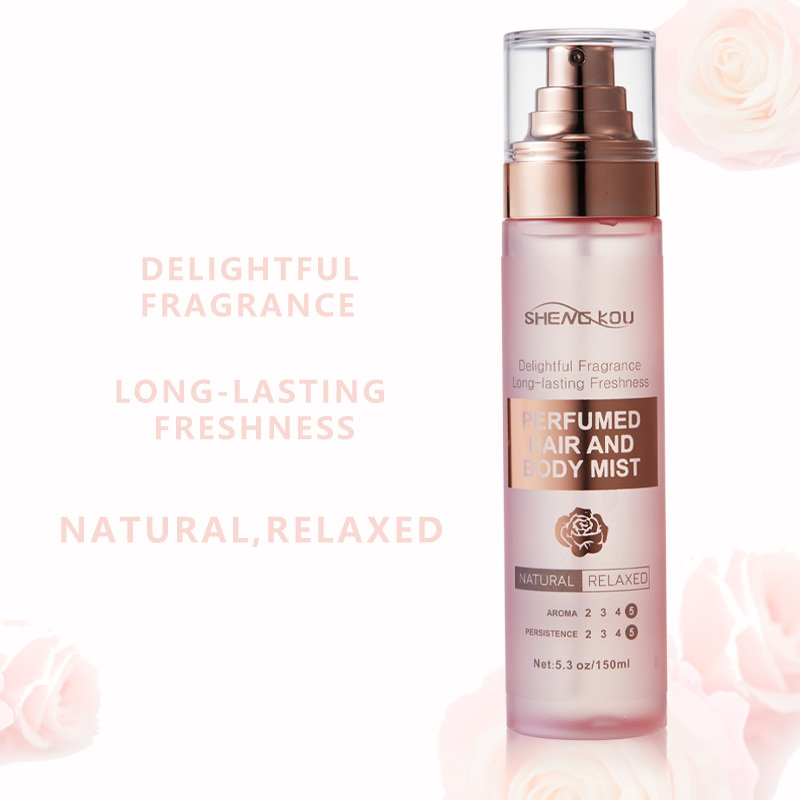 OEM Free Sample Custom Care Hair Products Vegan No Irritant Long-Lasting Moistures Hair Perfume