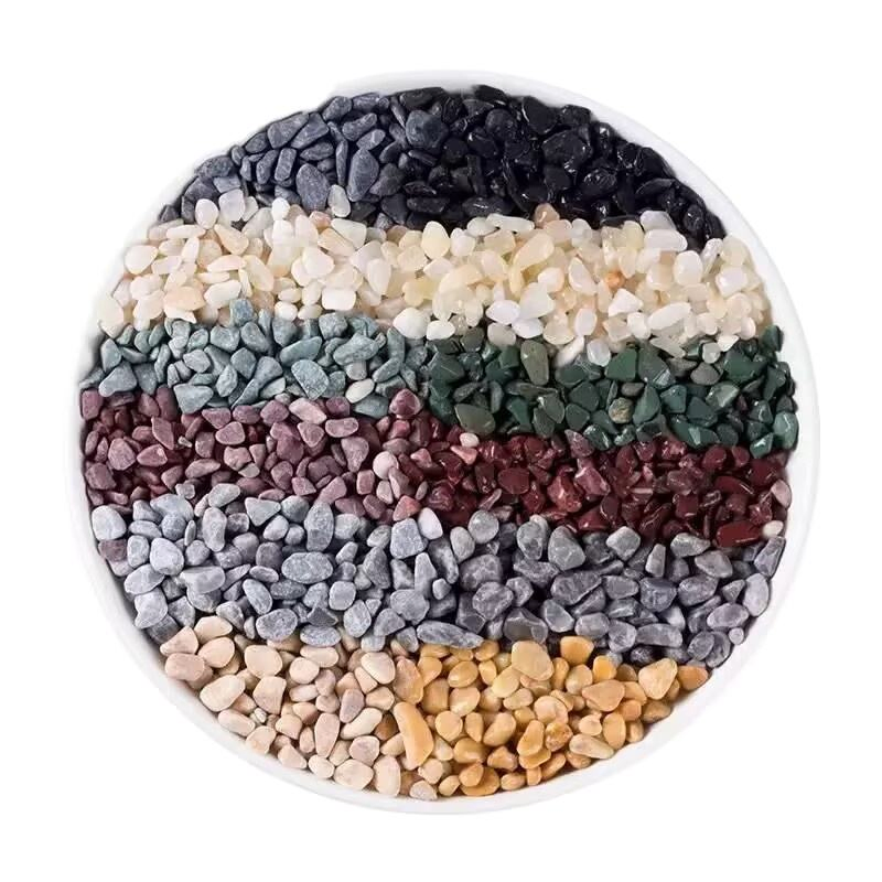 3-5mm Landscape Stone Pebble Washed Color Stone Epoxy Floor Terrazzo Factory Price