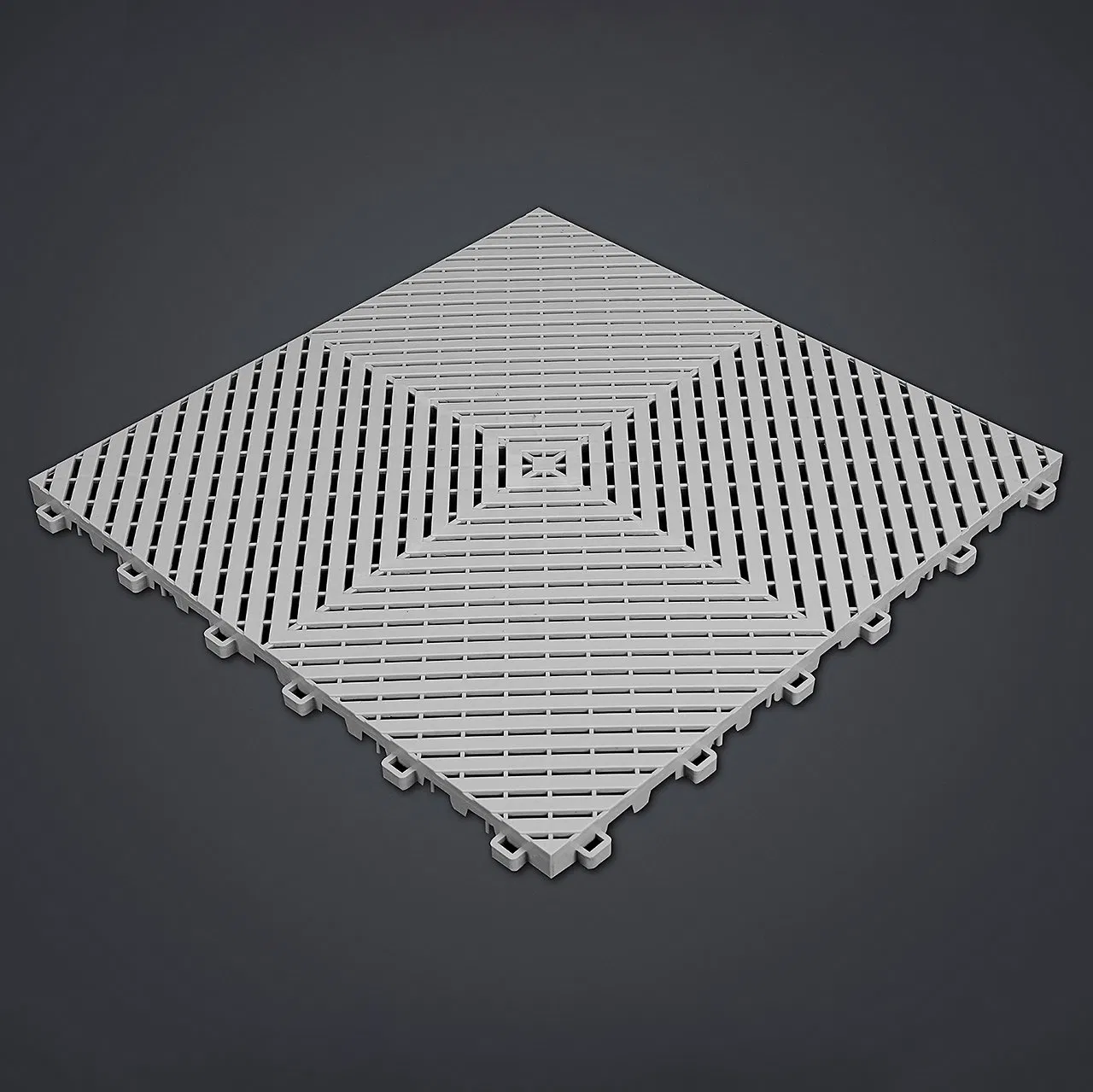 Напольная плитка для гаража AGS, 18 мм, с дренажем