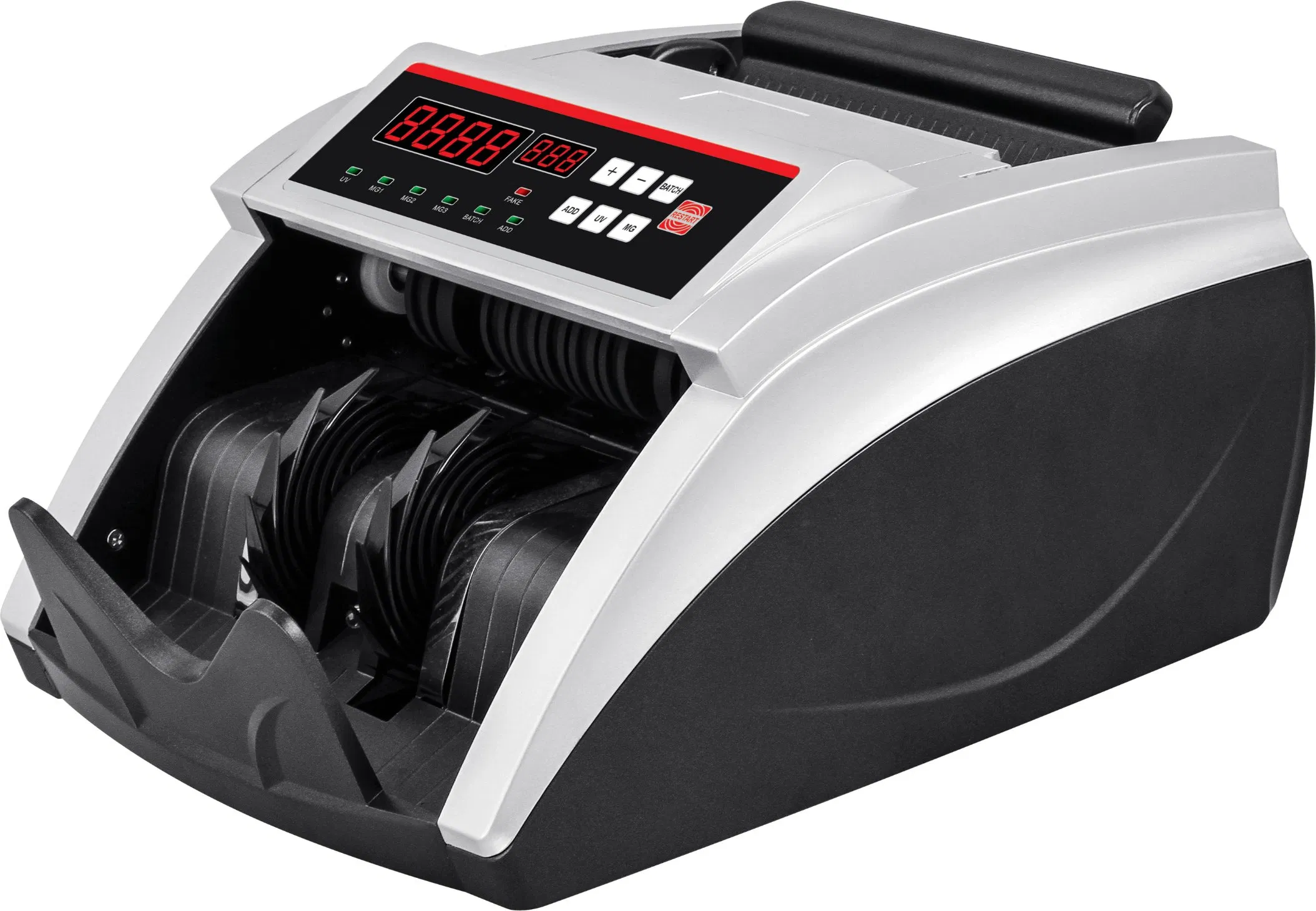 Al-5100 up Loading High Speed Counting Money Count Banknote Counter UV, Mg, IR for Most Currencies