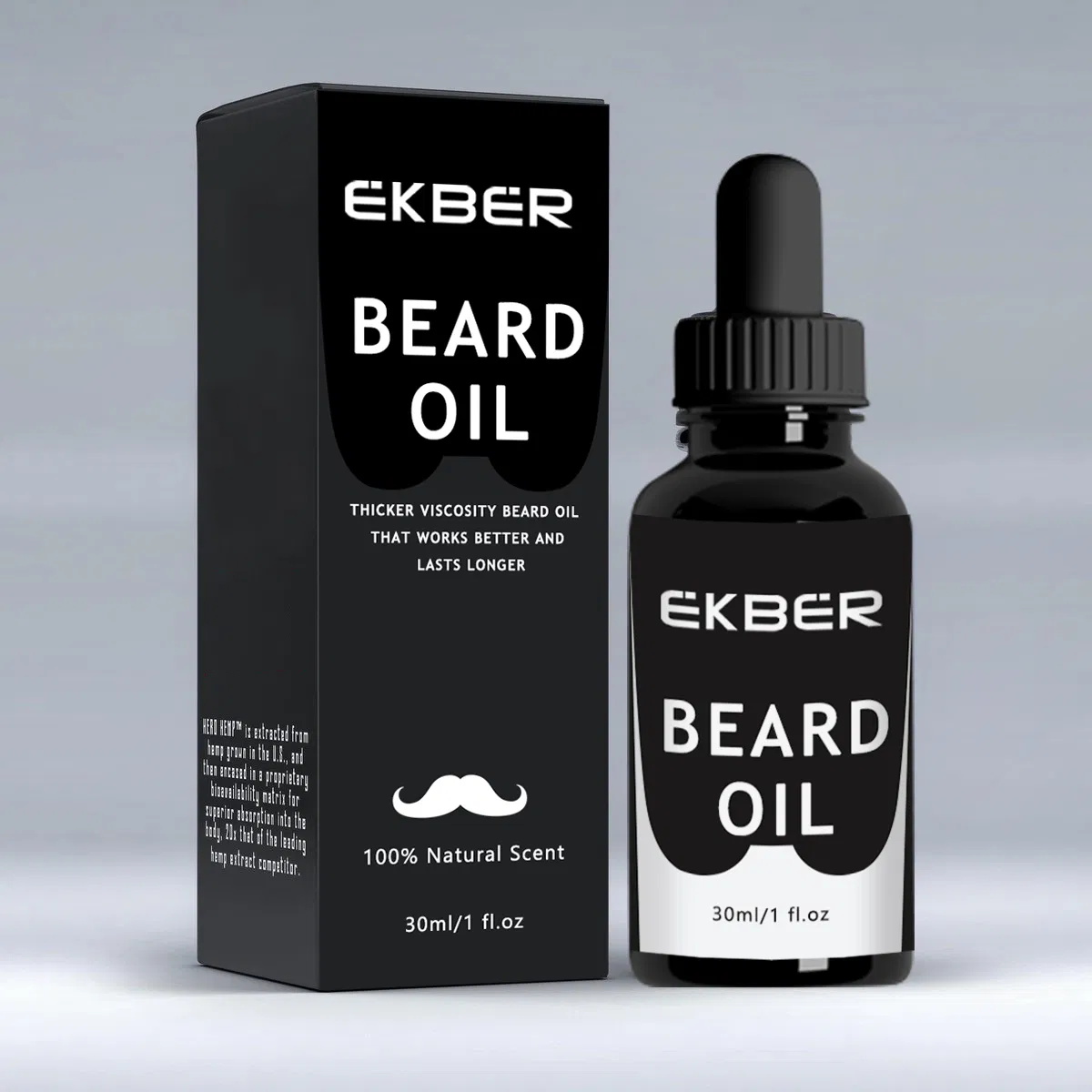 Men's Beard Grooming Kit - Free Design Hair Growth Oil