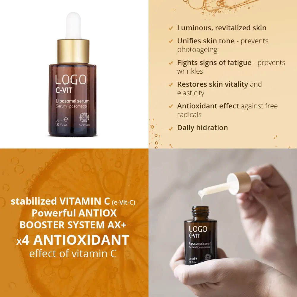 Beauty Cosmetics Skin Care Prevents Wrinkles Vitamin C Liposomal Serum
