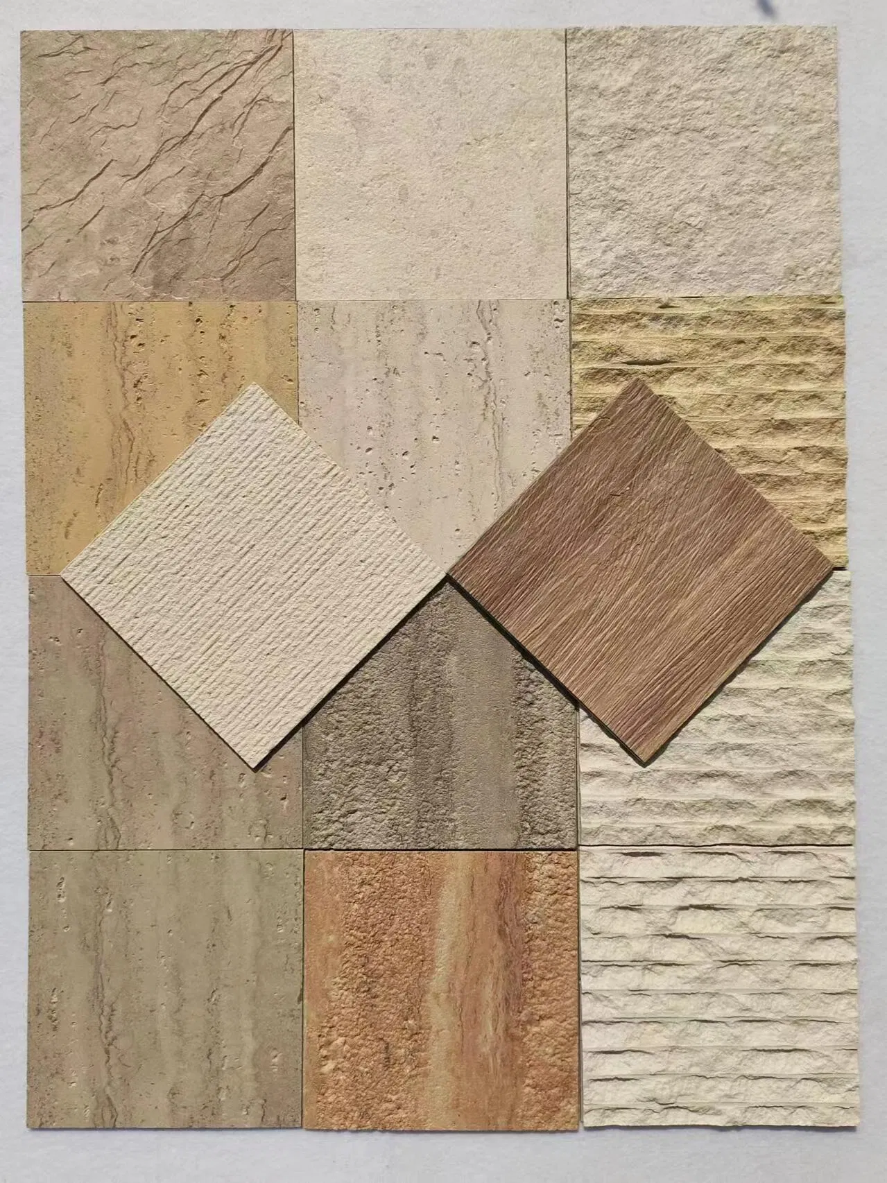 Flexible Rock Slab with Bendable Thin Curved Surface Without Formaldehyde