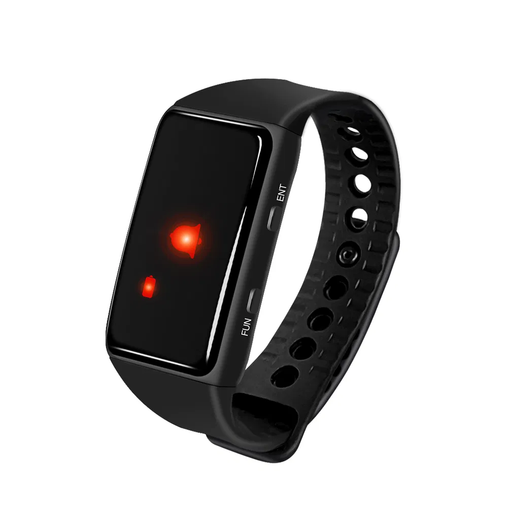 Wireless Watch Pager Caregiver Sos Call Button Patient Help Home Personal Attention