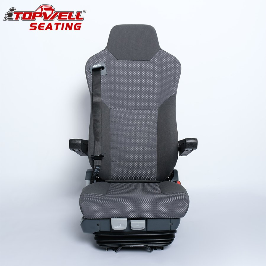 Premium ISRI 6860/875NTS Pneumatic Driver Seat with Rust-Resistant Fabric