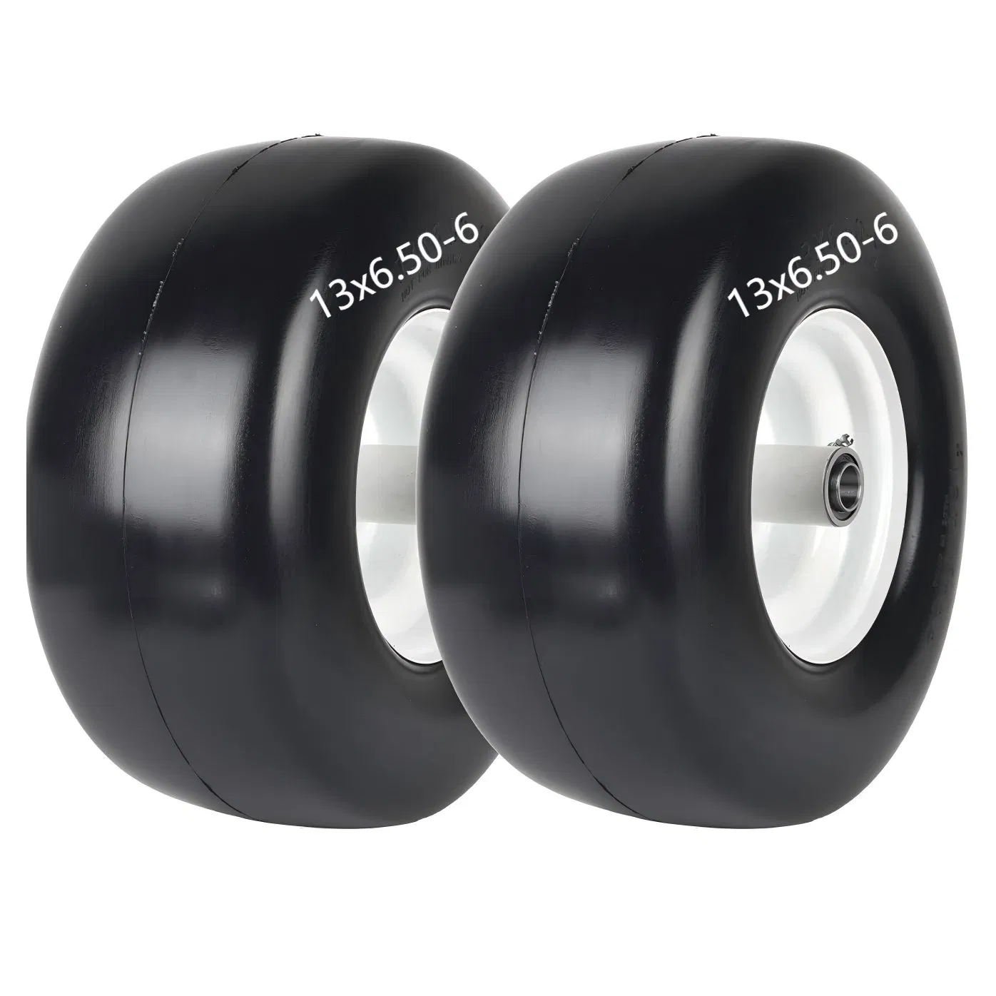 Heavy Duty Solid Rubber Polyurathane Flat Free PU Foam Trolley Wheelbarrow Wheel