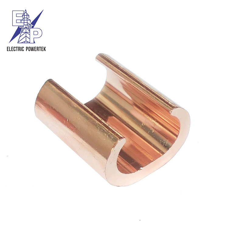High Quality Factory Brass Copper Tape Clamp Earth Clamp Connector Grounding