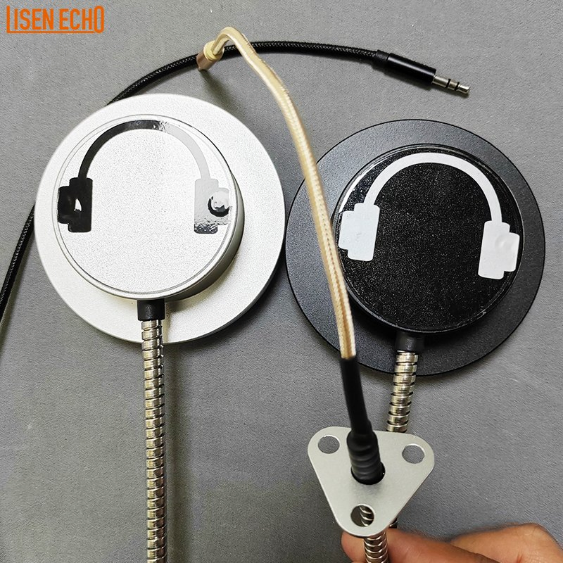 Innovative Magnetic Single Cup Museums Audio Guide Auto-Play Headphones