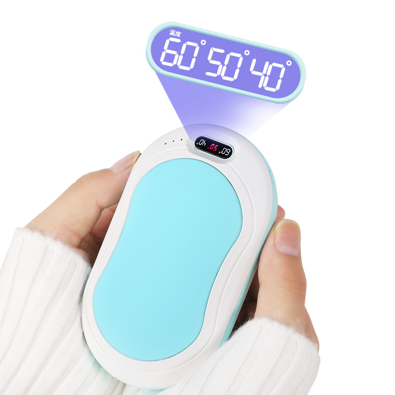 Amazon Hot Selling Portable Mini Electric 10000mAh Rechargeable Power Bank Winter Compact Hand Warmer