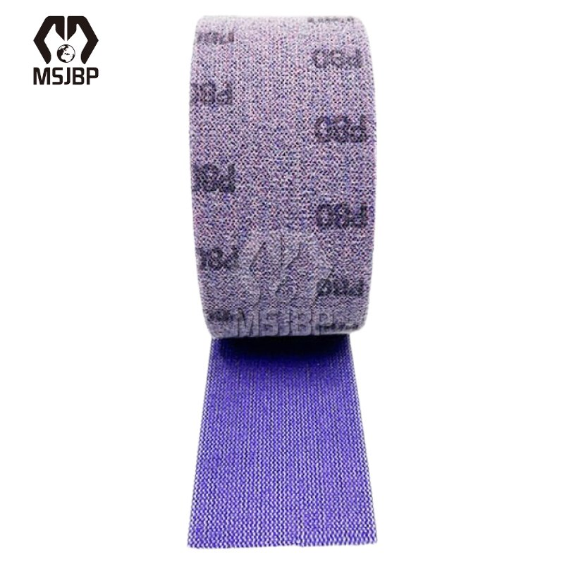 Фиолетовая керамическая абразивная сетка в рулоне