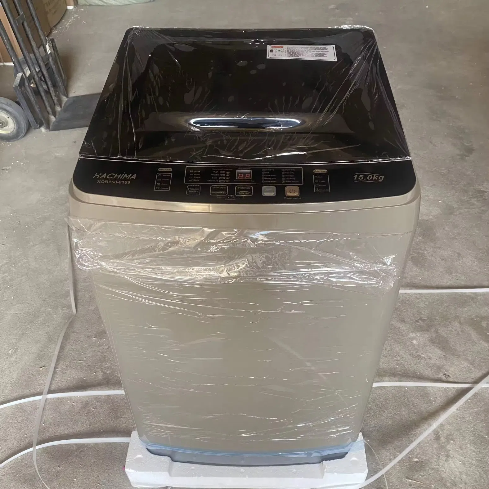 15kg Full Automatic Home Laundry Washer Top Load Washing Machine with Dryer