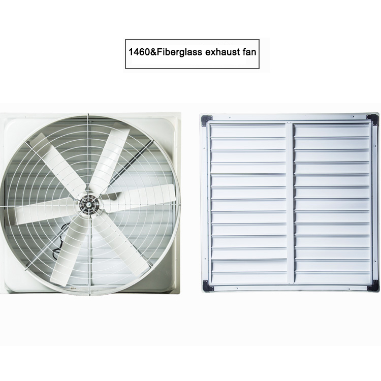 1380 Variable Sizes Wall Mount Box Type Industrial Air Extractor Poultry Greenhouse Ventilation Exhaust Fan