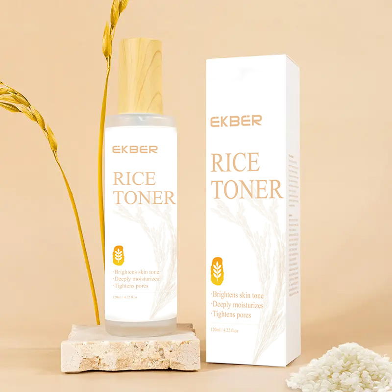 Face Moisturizer Lotion Rice Toner for Dry Skin