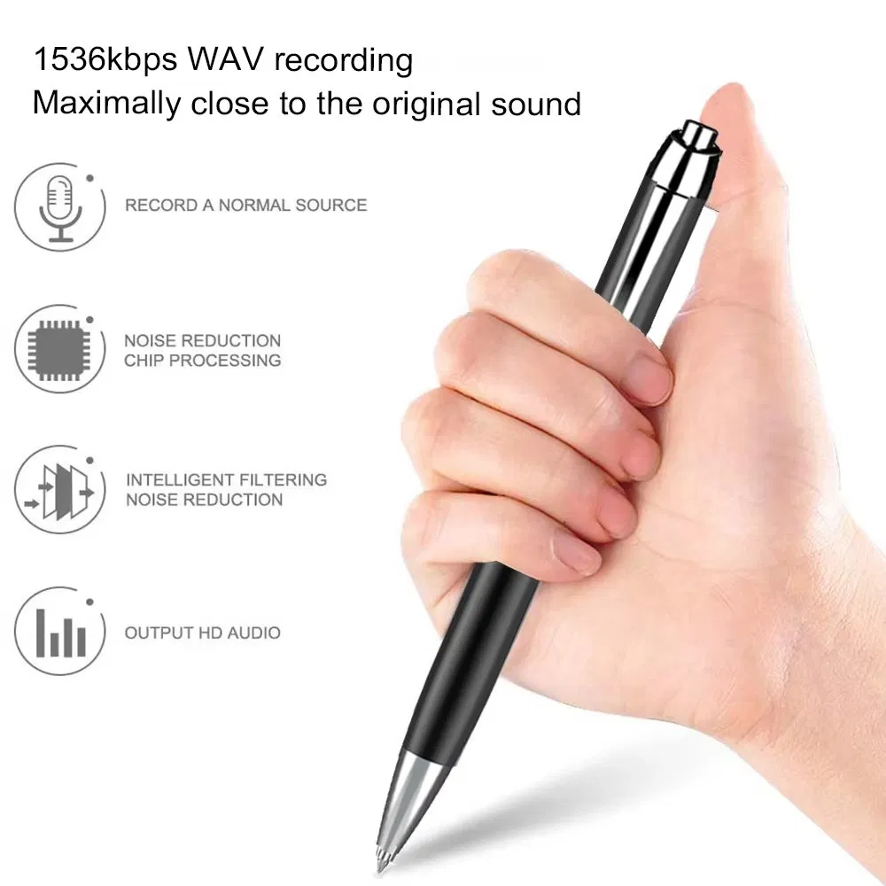 Recording Voice Activated Long Standby Recording Pen with Writing
