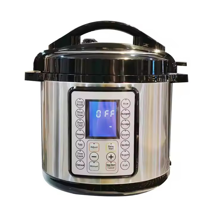 National Best Digital 5L 6L 8L 10L Multifunction Automatic Aluminum Liner Non-Stick Pan Electric Pressure Cooker